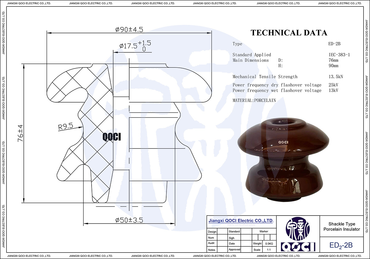 QOCI ELECTRIC ED-2B Shackle insulator Drawing.jpg