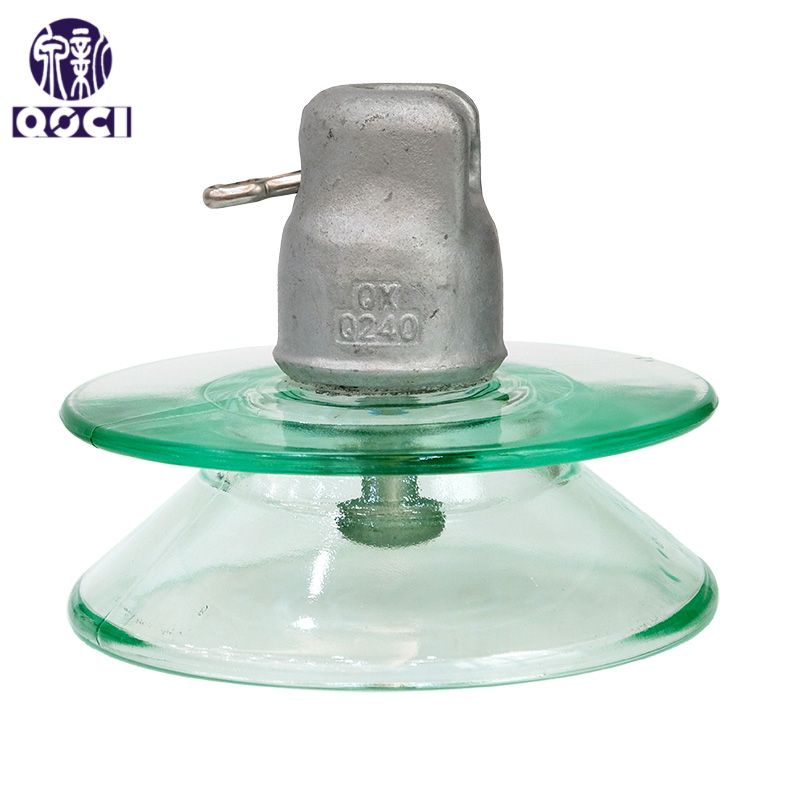U240BD High Voltage Cap and Pin Type Anti-Fog Glass Isolator Toughened Double Sh