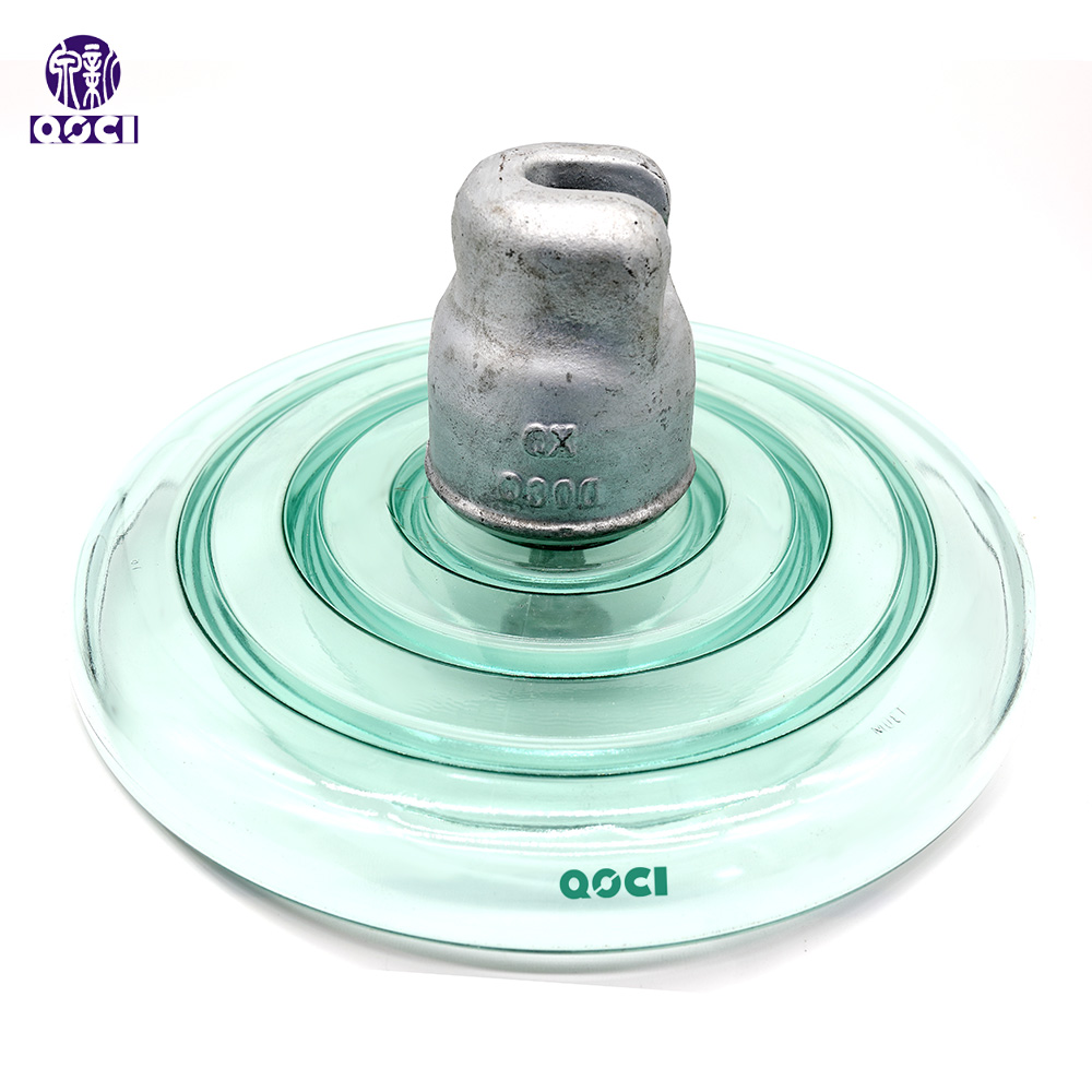 U300B High Voltage Superior Quality Disc Suspension Toughened Glass Insulator