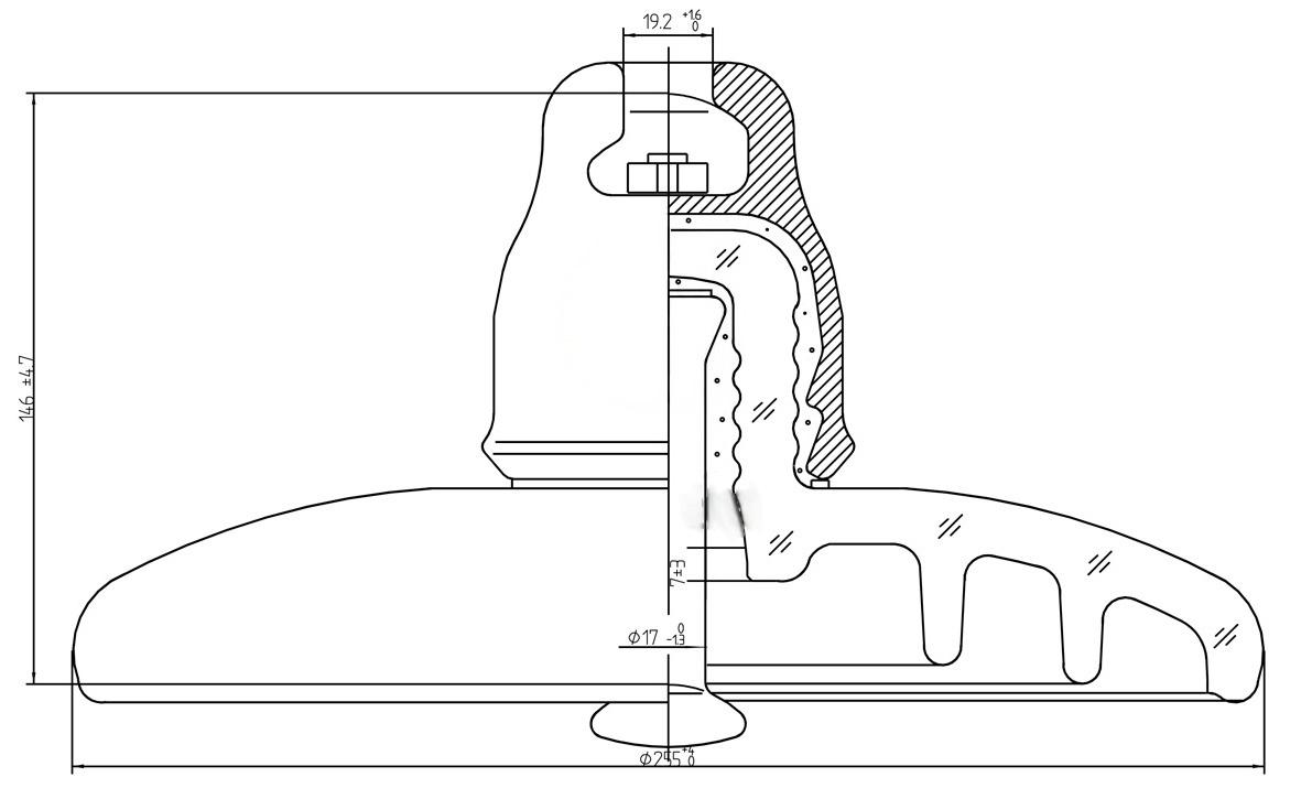 70kN High Voltage Glass Insulator CTV 254 Isolator En Verre U70BL(图3) 17ec7c40-f14b-4eb6-8445-1b5c08ee84a5.jpg