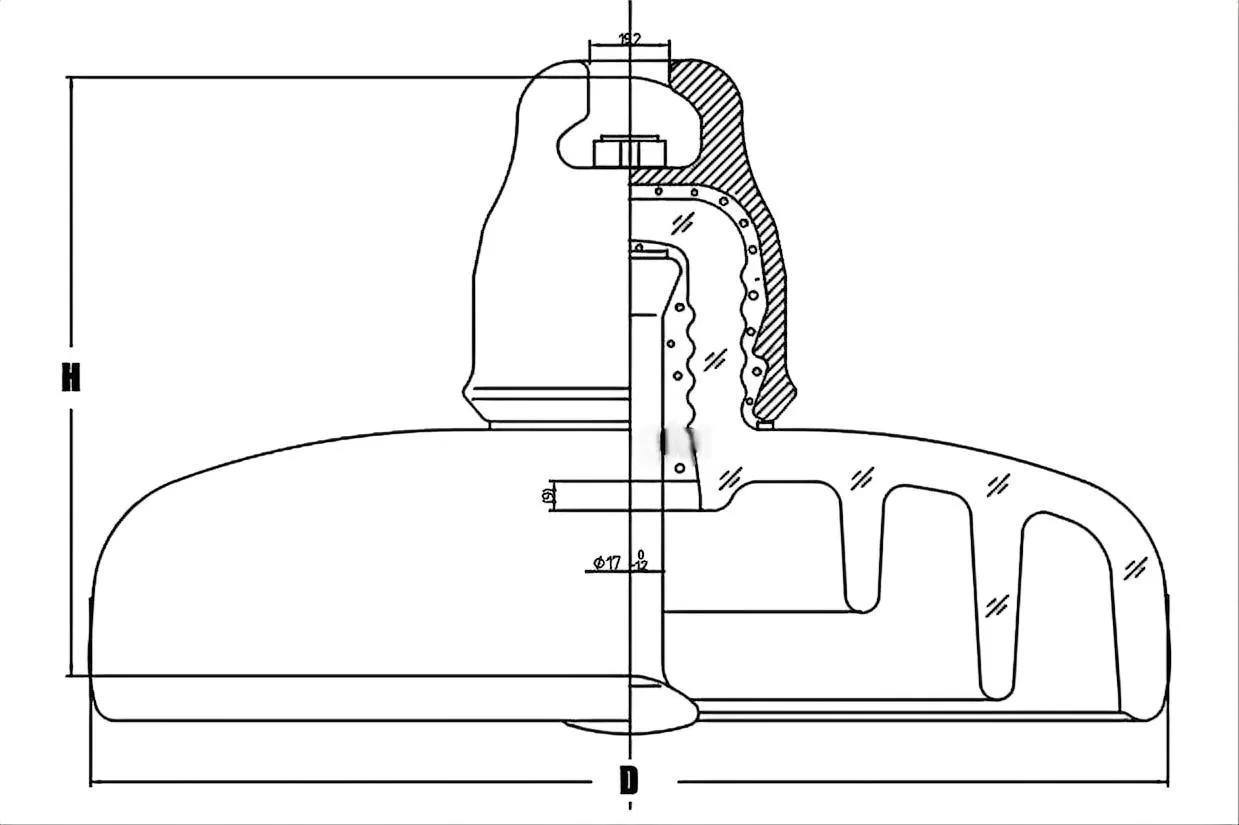 HV glass suspension insulator U160BLPFigure 1
