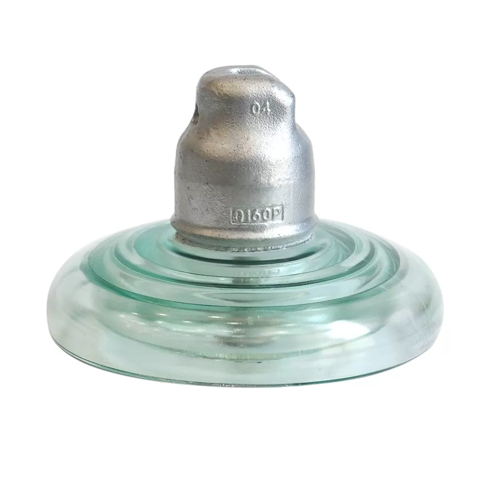 High Voltage Suspension Insulator U160BL Toughed Glass Insulator for Transmission Line