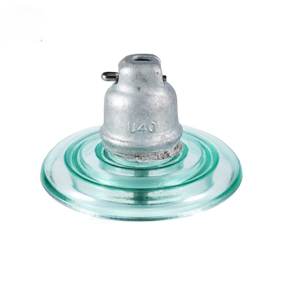 U40B 40kN Glass Suspension Insulator for 10kV-35kV Medium-Voltage Power Lines