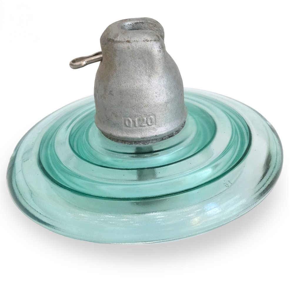 120kN U120BL High Voltage Cap and Pin Type Toughened Disc Suspension Glass Electric Insulator