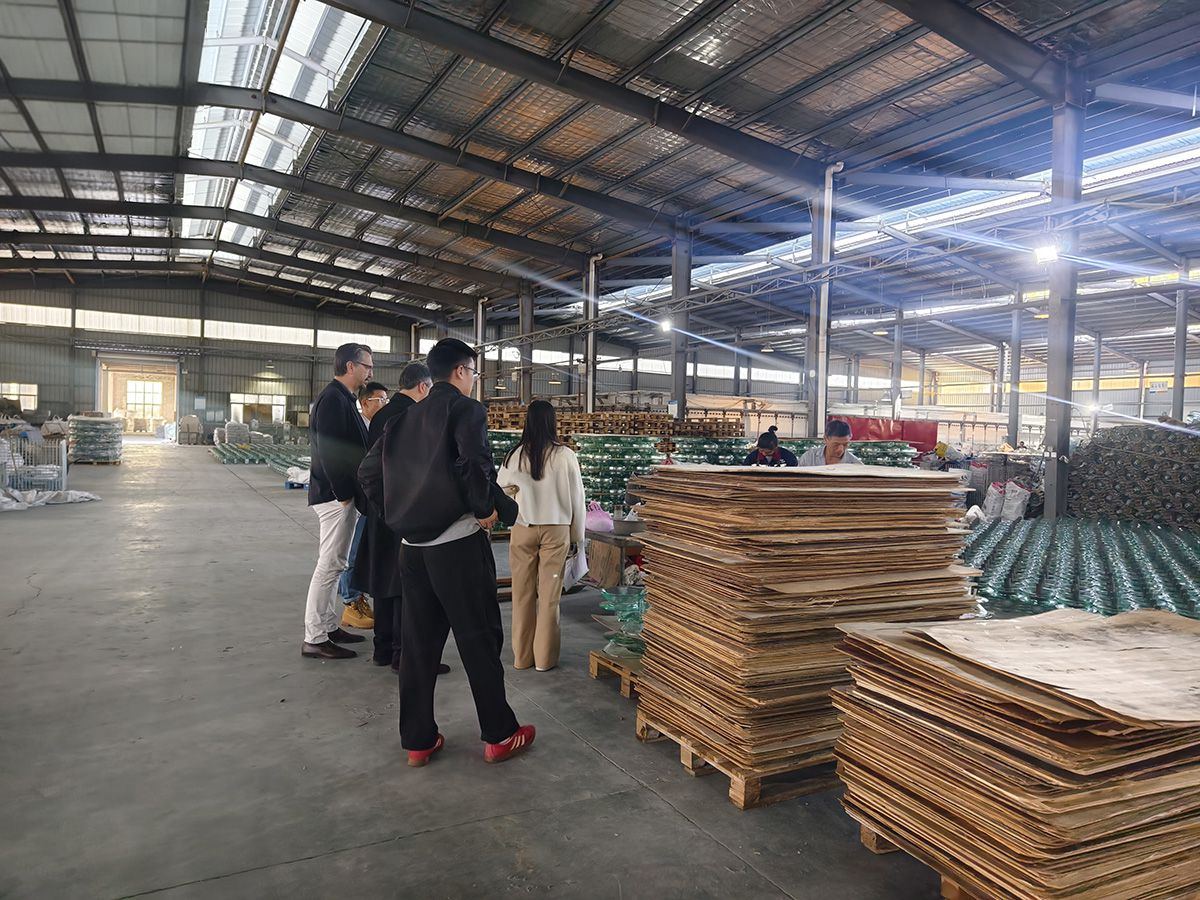 European customers visit SOLARIS to inspect the glass insulator and porcelain insulator production baseFigure 3