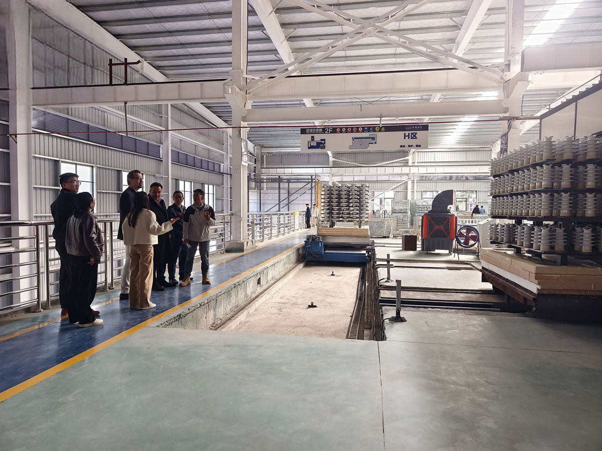 European customers visit SOLARIS to inspect the glass insulator and porcelain insulator production baseFigure 8